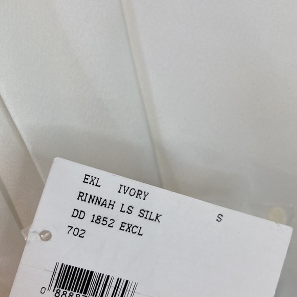 Intermix Rinnah Tie Detail Choker Neck Blouse - Picture 9 of 9